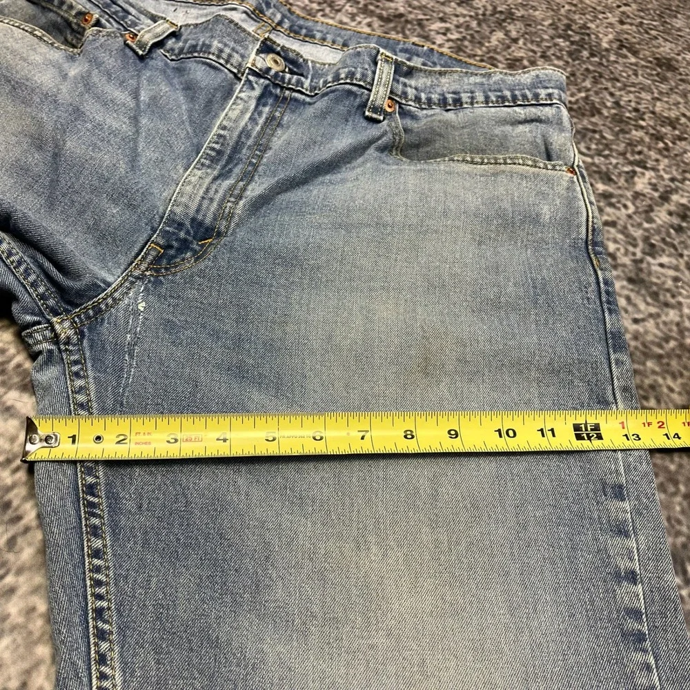 Levi's‎ 559 Jeans Relaxed Straight Mens 40x31 Blue Distressed Denim